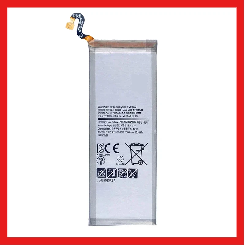 EB-BN935ABA Replacement Battery for Samsung Galaxy Note7 N935 High Quality Rechargeable Li-ion Battery High Safety Stable Output
EB-BN935ABA Replacement Battery for Samsung Galaxy Note7 N935 High Quality Rechargeable Li-ion Battery High Safety Stable Output