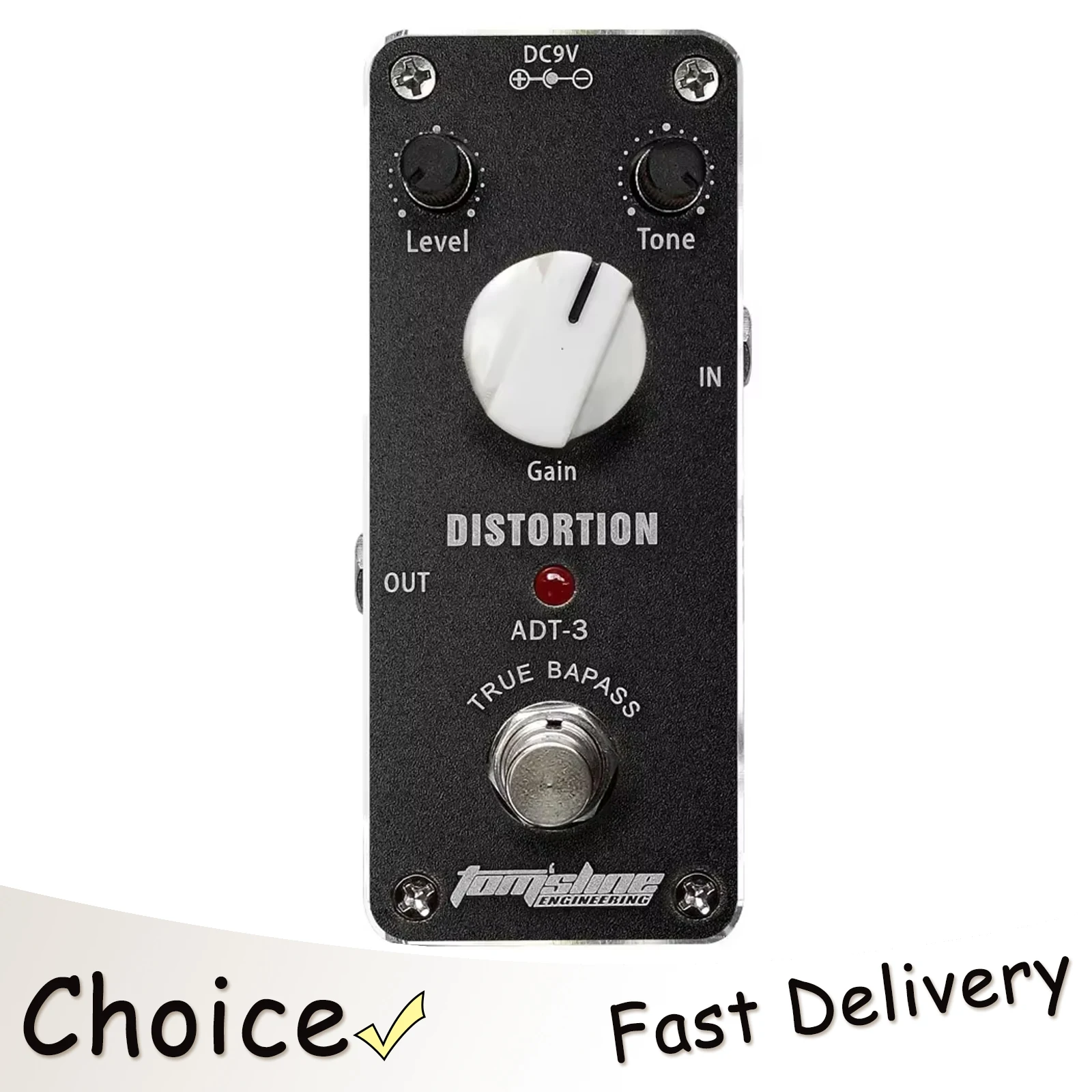 AROMA Distortion Electric Guitar Pedal Effect High Intensity Gain Output Effect True Bypass Pedal ADT-3 Guitar Accessories
AROMA Distortion Electric Guitar Pedal Effect High Intensity Gain Output Effect True Bypass Pedal ADT-3 Guitar Accessories