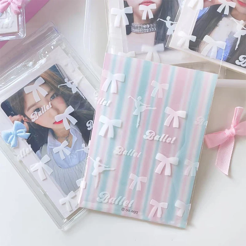 50Pcs INS Ballet Style Photocard Protector Kpop Bowknot Print Self-adhesive Opp Bags Card Sleeve Gift Packaging Self Sealing Bag
50Pcs INS Ballet Style Photocard Protector Kpop Bowknot Print Self-adhesive Opp Bags Card Sleeve Gift Packaging Self Sealing Bag