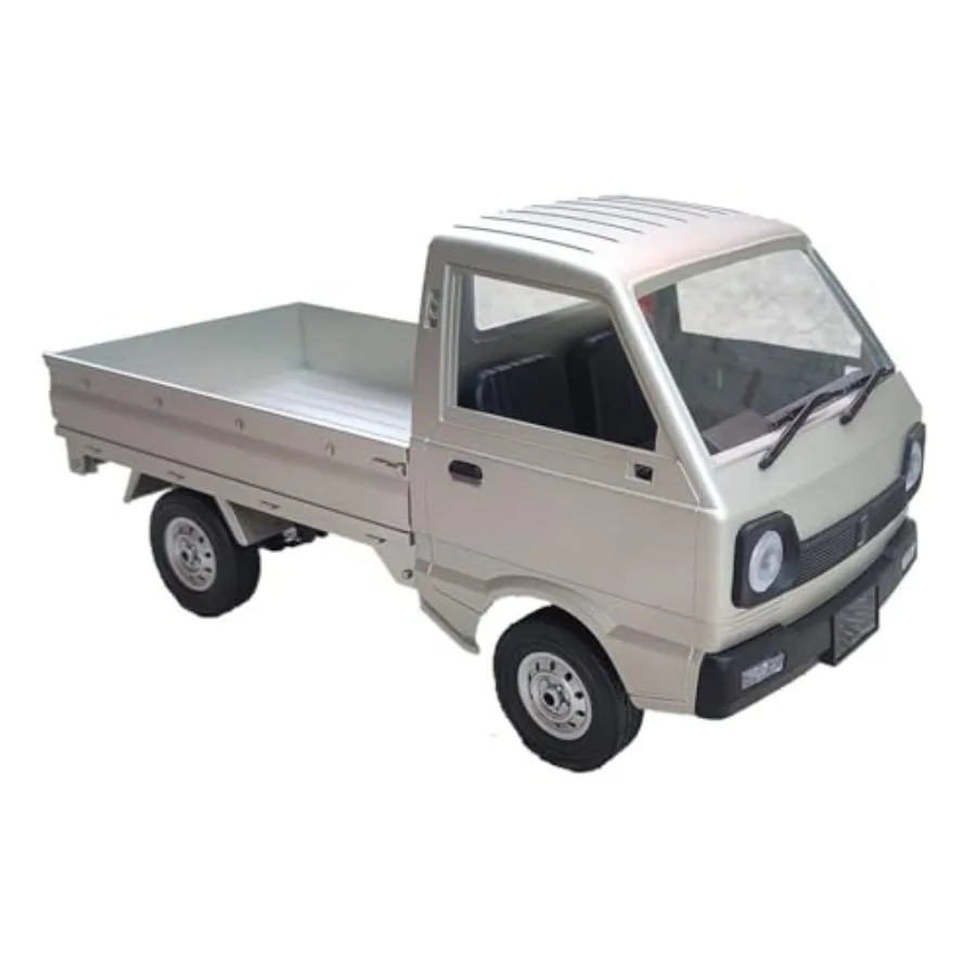 Kei Truck 2.4Ghz RTR Off-Road Vehicle Remote Control Retro Pickup Truck with Lights 1:10 RC Crawler Car Silver
Kei Truck 2.4Ghz RTR Off-Road Vehicle Remote Control Retro Pickup Truck with Lights 1:10 RC Crawler Car Silver