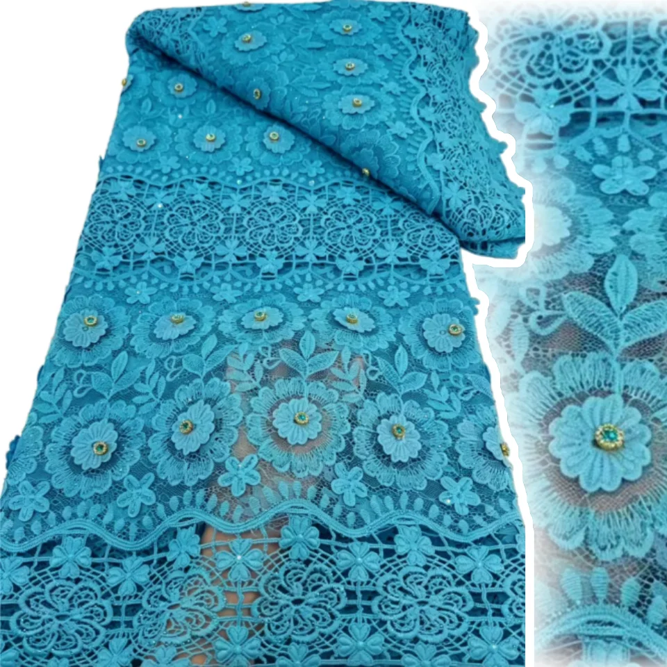 African Water Soluble Cotton Braided Rope Lace Fabric 2026 Nigerian Stone Fabric Women's Party Dress Sewing Material 5Yards 2371
African Water Soluble Cotton Braided Rope Lace Fabric 2026 Nigerian Stone Fabric Women's Party Dress Sewing Material 5Yards 2371
