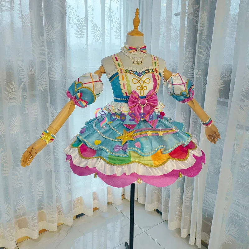 Aikatsu! Nijino Yume, карнавальный костюм, платье Лолиты, галстук-бабочка, ожерелье, аксессуары, реквизит, униформа, одежда для ролевых игр на Хэллоуин
Aikatsu! Nijino Yume, карнавальный костюм, платье Лолиты, галстук-бабочка, ожерелье, аксессуары, реквизит, униформа, одежда для ролевых игр на Хэллоуин