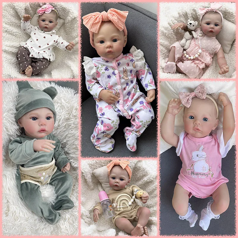 Multiple Clothing Options Meadow Soft Cloth Body 18inch Reborn Doll Multiple Layers Painting Skin Visible Veins Children's Gift
Multiple Clothing Options Meadow Soft Cloth Body 18inch Reborn Doll Multiple Layers Painting Skin Visible Veins Children's Gift