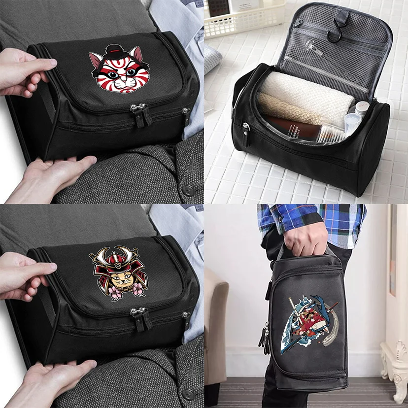 Portable Cosmetic Storage Bag Toiletries Makeup Organizer Travel Hanging Zipper samurai Pattern Handbag Wash Pouch Case
Portable Cosmetic Storage Bag Toiletries Makeup Organizer Travel Hanging Zipper samurai Pattern Handbag Wash Pouch Case