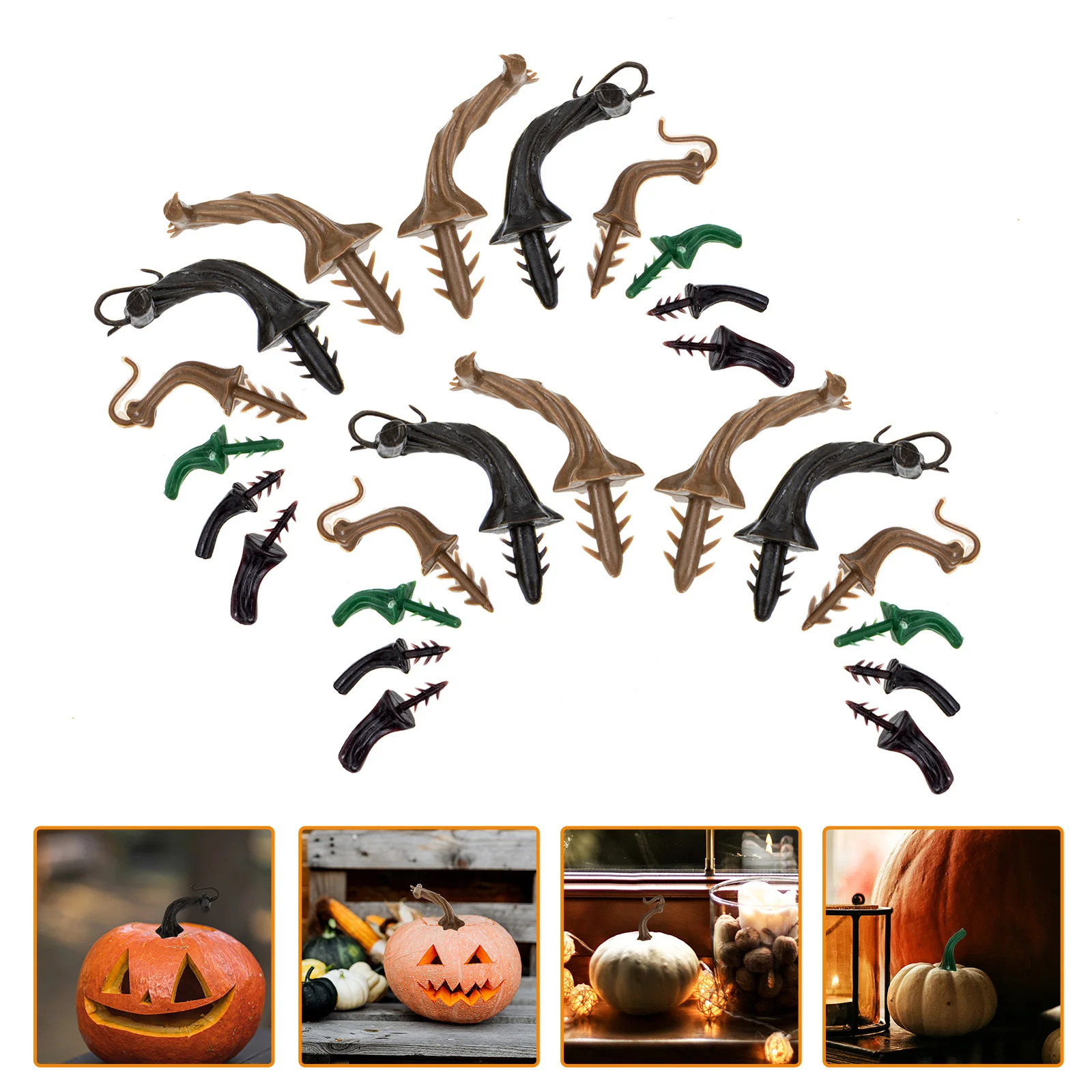 30 Pcs Pumpkin Decoration Accessories Accessory Artificial DIY Pumpkins Craft Plastic Stems Handle Halloween Faux Decorations
30 Pcs Pumpkin Decoration Accessories Accessory Artificial DIY Pumpkins Craft Plastic Stems Handle Halloween Faux Decorations