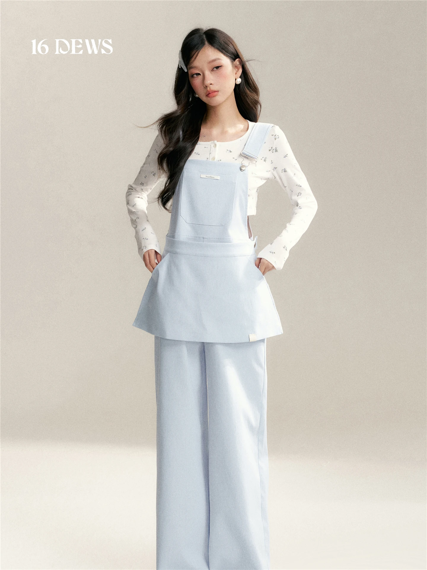 16DEWS Women's Straight Leg Overalls with Removable Apron Wide Leg Strap Pants Fashionable Age-Defying Long Pants
16DEWS Women's Straight Leg Overalls with Removable Apron Wide Leg Strap Pants Fashionable Age-Defying Long Pants
