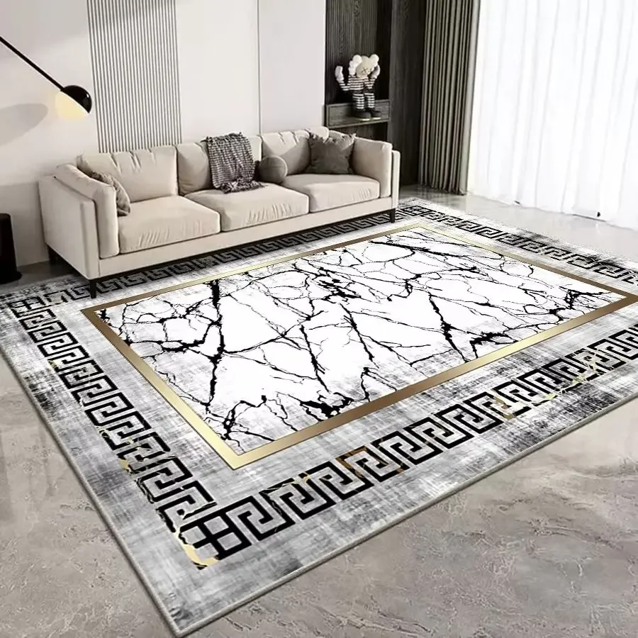 Modern Marble Mat Light Luxury Decoration Living Room Customized Fluffy Soft Carpet Washable Bedroom Home Floor Rug Anti Slip
Modern Marble Mat Light Luxury Decoration Living Room Customized Fluffy Soft Carpet Washable Bedroom Home Floor Rug Anti Slip
