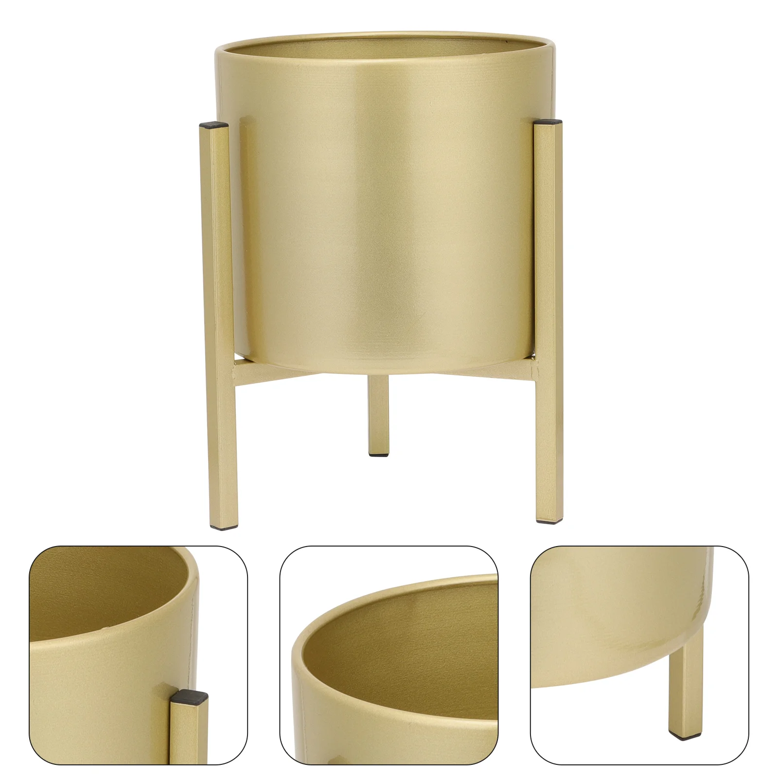 Iron Material Gold Plant Stand Nordic Style Flower Pot Balcony Garden Supplies Flower Planter Holder Rack Home Decor Accessories
Iron Material Gold Plant Stand Nordic Style Flower Pot Balcony Garden Supplies Flower Planter Holder Rack Home Decor Accessories