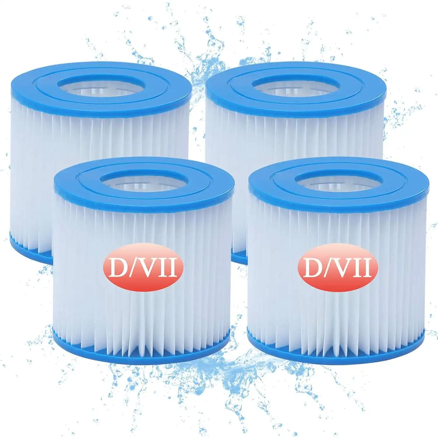 Pool Filter Cartridge Type VII, Pool Filter for Intex Type D,58385E, P57100102, SFS-350, RP-350, RP-400, RP-600, RX-600, SFS-600
Pool Filter Cartridge Type VII, Pool Filter for Intex Type D,58385E, P57100102, SFS-350, RP-350, RP-400, RP-600, RX-600, SFS-600