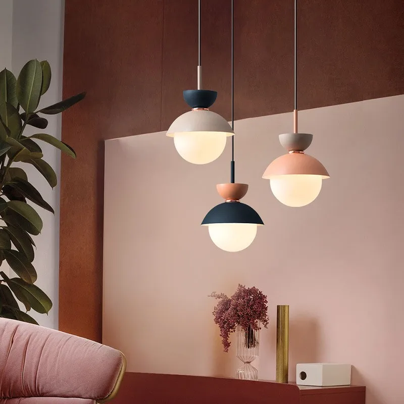 Modern Colorful Minimalist Pendant Light Creative Ins Style Macaron Bedside Lamp for Bedroom Living Room Decor Lamparas
Modern Colorful Minimalist Pendant Light Creative Ins Style Macaron Bedside Lamp for Bedroom Living Room Decor Lamparas