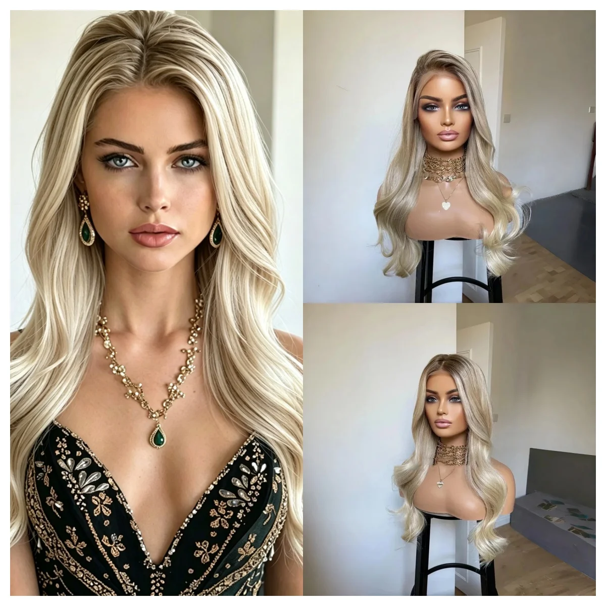 Long Synthetic Ombre Platinum Blonde Body Wave Wig 13x4 Lace Front Pre-Plucked Natural Hairline for Women Daily Use
Long Synthetic Ombre Platinum Blonde Body Wave Wig 13x4 Lace Front Pre-Plucked Natural Hairline for Women Daily Use