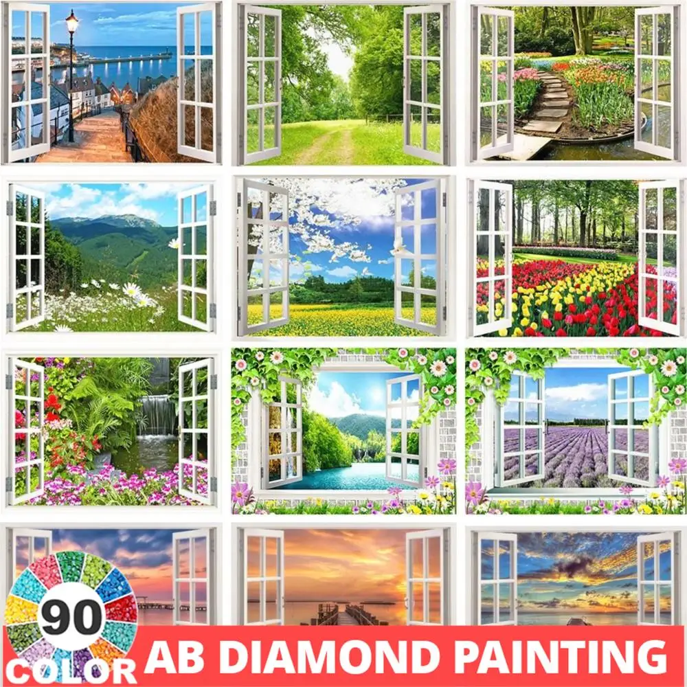 AB 90 Colors Diamond Painting 5D DIY Landscape Home Decor Art Picture Full Embroidery Mosaic Gift Cross Stitch Kit Hobby
AB 90 Colors Diamond Painting 5D DIY Landscape Home Decor Art Picture Full Embroidery Mosaic Gift Cross Stitch Kit Hobby