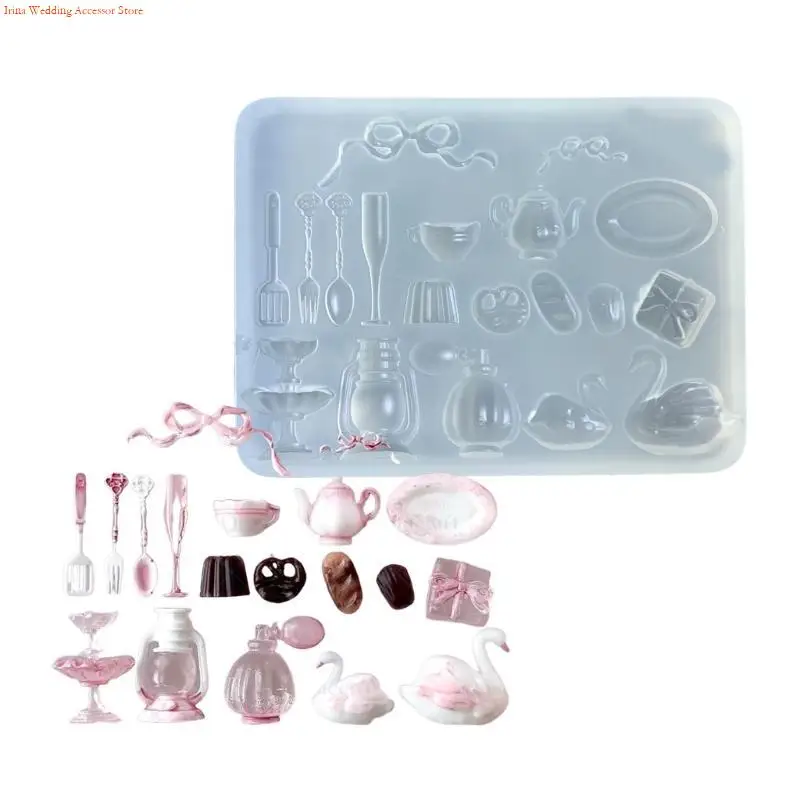 G92D Nails Art Accessories Silicone Mold Nails Designing Moulds Dessert Theme Nails Embellishment Molds for Manicure Designs
G92D Nails Art Accessories Silicone Mold Nails Designing Moulds Dessert Theme Nails Embellishment Molds for Manicure Designs