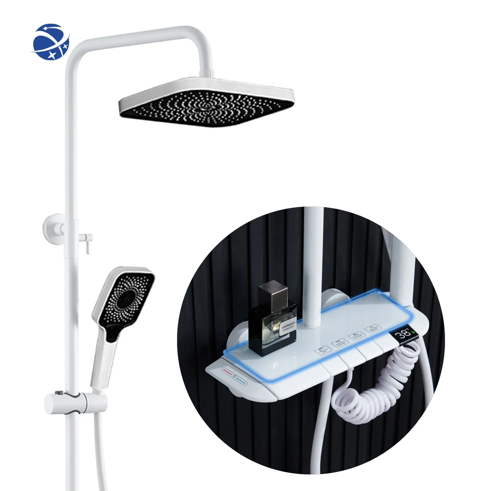 Bathroom Faucets Rain Shower Set With Head Shower Hot Cold Mixer Bathroom Shower Set
Bathroom Faucets Rain Shower Set With Head Shower Hot Cold Mixer Bathroom Shower Set