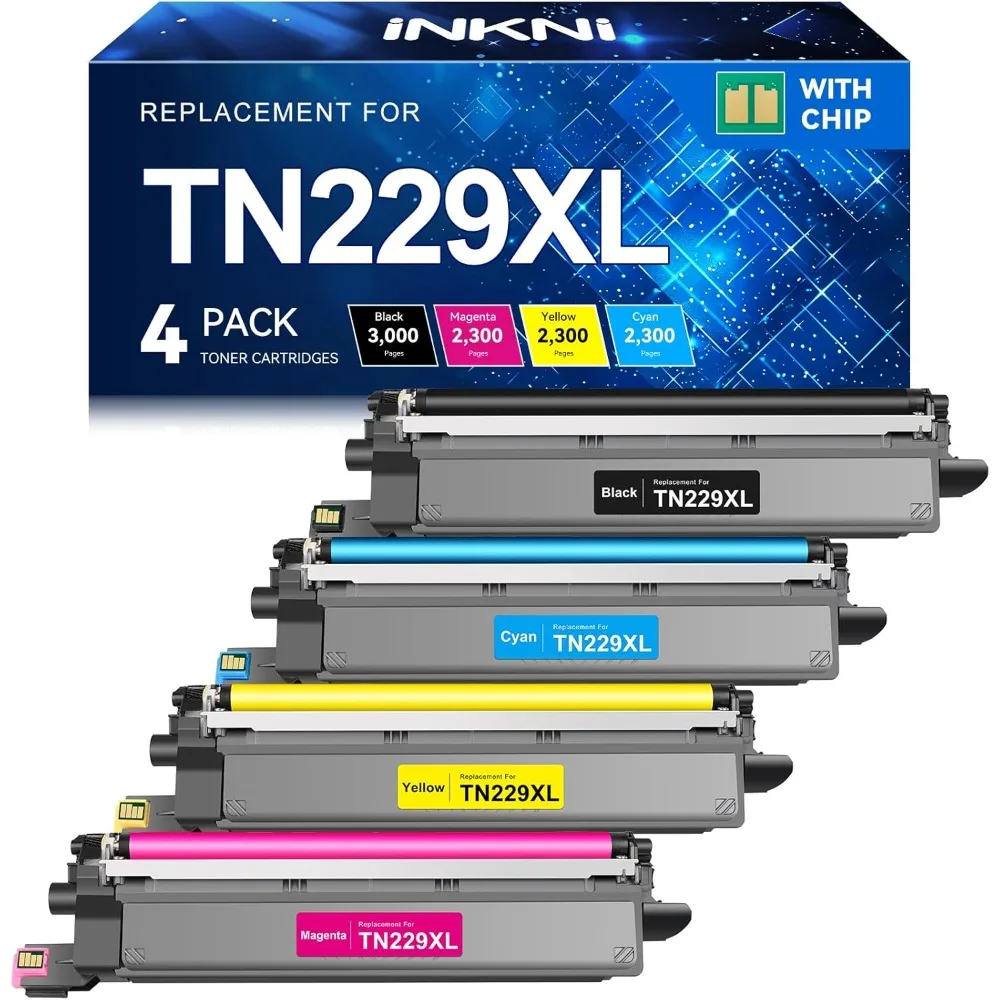 Compatible Toner Cartridges Replacement for TN229XL TN229 XL TN-229XL Toner Cartridges for MFC-L3780CDW MFC-L3720CDW HL-L3280CDW
Compatible Toner Cartridges Replacement for TN229XL TN229 XL TN-229XL Toner Cartridges for MFC-L3780CDW MFC-L3720CDW HL-L3280CDW