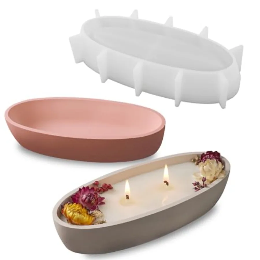 Silicone Mold Oval Bowl Resin Candle Boat Jar Epoxy Resin Storage Tray Container DIY Succulent Planter Cement Art Craft Jewelry
Silicone Mold Oval Bowl Resin Candle Boat Jar Epoxy Resin Storage Tray Container DIY Succulent Planter Cement Art Craft Jewelry