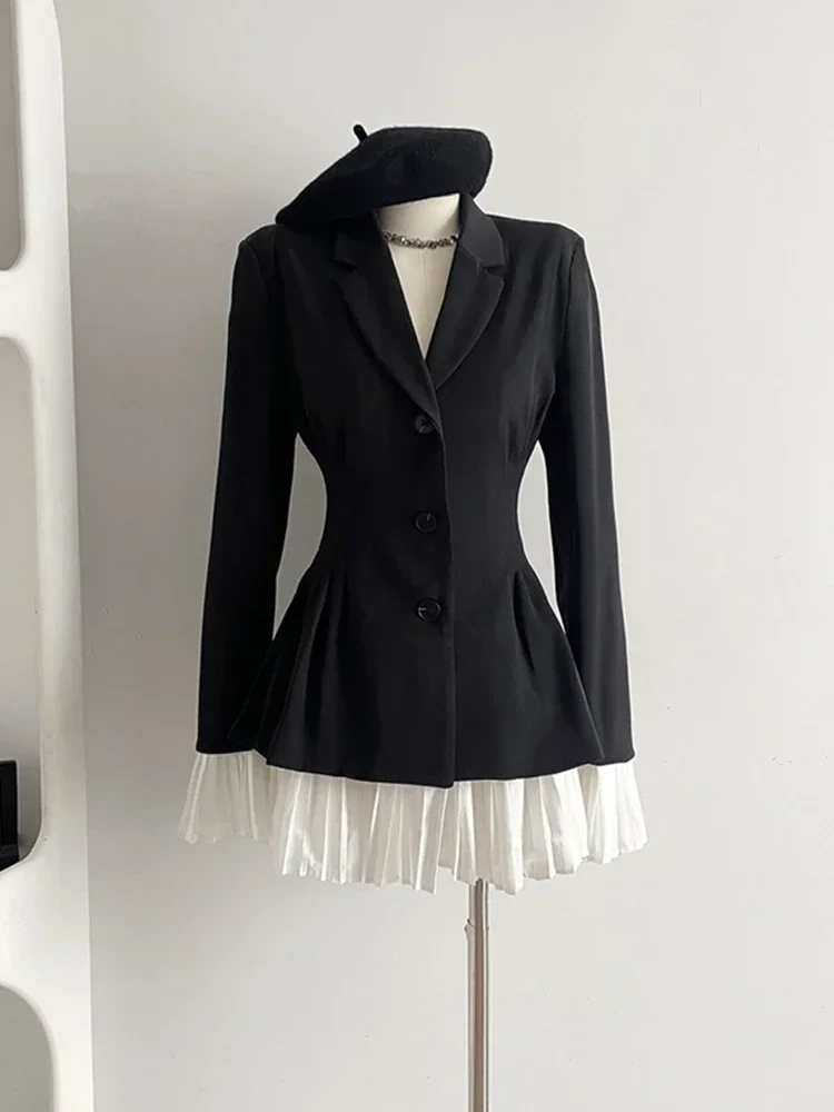 Korean Patchwork Contrast Color Outerwear Single Breasted Suit Jacket Women Formal Blazer Lapel Collar Autumn Winter Office
Korean Patchwork Contrast Color Outerwear Single Breasted Suit Jacket Women Formal Blazer Lapel Collar Autumn Winter Office