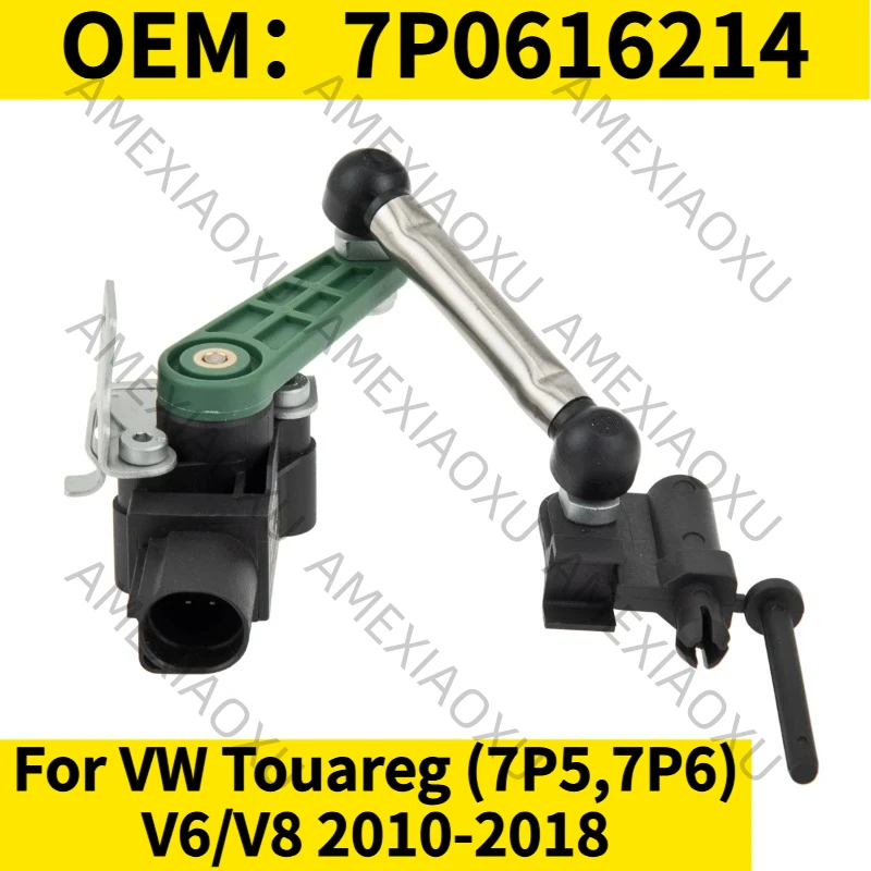 1PC: OEM:7P0616214 For VW Touareg (7P5,7P6) V6/V8 2010-2018 Front Axle Right Headlight Level Sensor AMEXIAOXU
1PC: OEM:7P0616214 For VW Touareg (7P5,7P6) V6/V8 2010-2018 Front Axle Right Headlight Level Sensor AMEXIAOXU