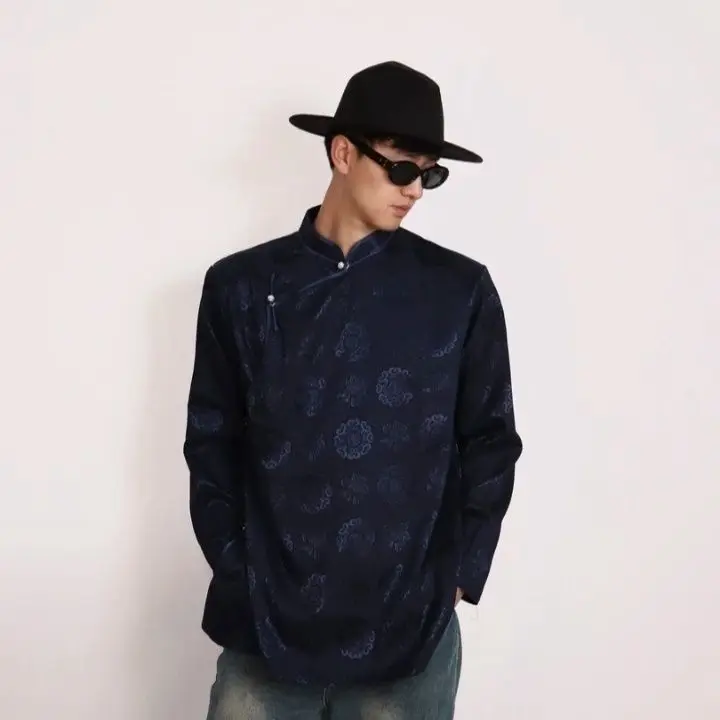 Ethnic Elements Mongolian Men's Four Seasons Shirt Long Sleeve Top New Dance Mint Mambo
Ethnic Elements Mongolian Men's Four Seasons Shirt Long Sleeve Top New Dance Mint Mambo