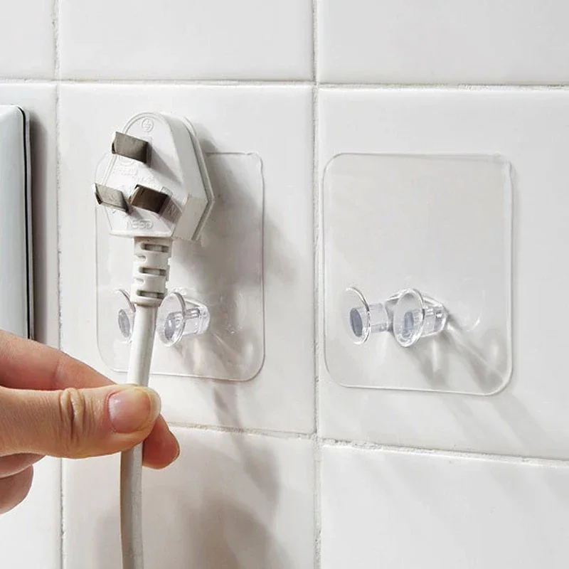5PCS Transparent Hook Wire Rack Power Plug Storage Holder Wall Hook Cable Winder Household Products
5PCS Transparent Hook Wire Rack Power Plug Storage Holder Wall Hook Cable Winder Household Products