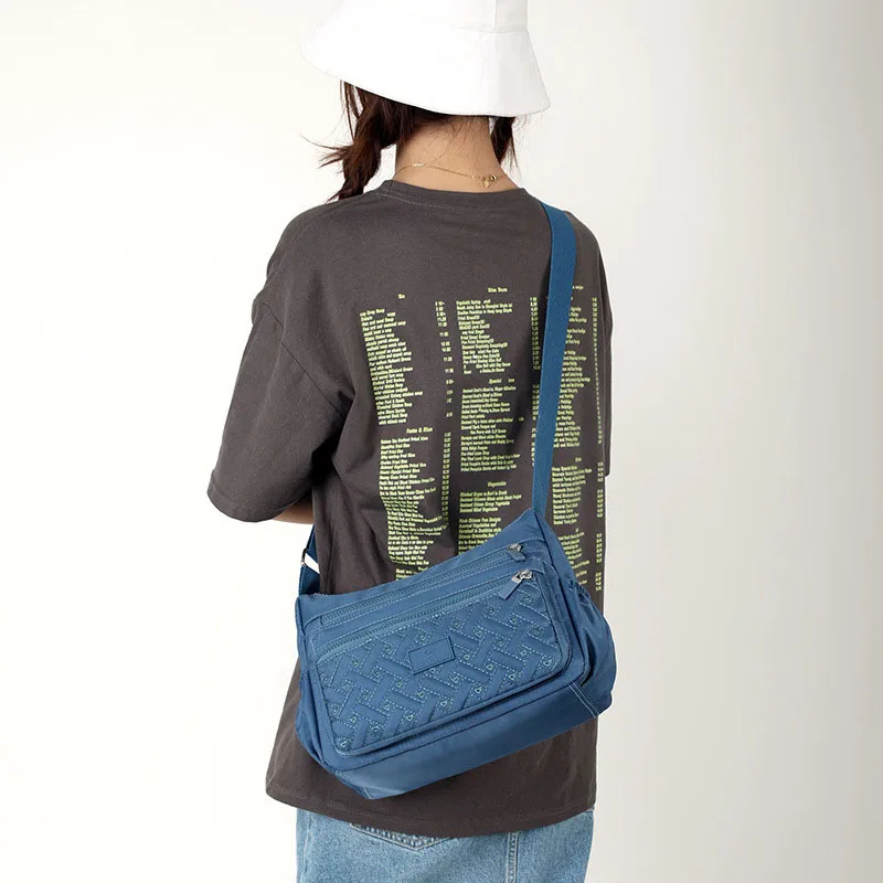 Nylon Retro High Capacity Waterproof Multiple Pockets Female Crossbody Messenger Bags Letter Shoulder Shopper Purse
Nylon Retro High Capacity Waterproof Multiple Pockets Female Crossbody Messenger Bags Letter Shoulder Shopper Purse