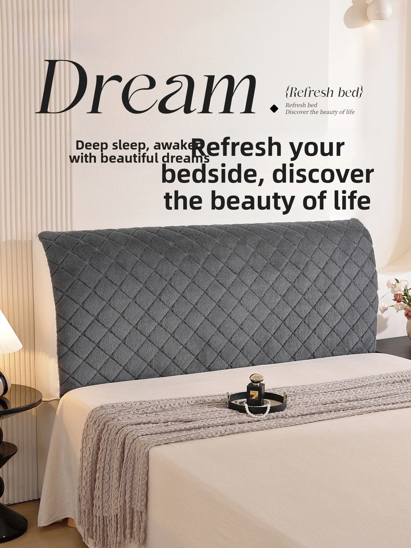 2026 New Luxury Bedside Cover Soft Plush Dustproof Protector Backrest Cushion Cover Elegant Simple Style Home Fabric Design
2026 New Luxury Bedside Cover Soft Plush Dustproof Protector Backrest Cushion Cover Elegant Simple Style Home Fabric Design