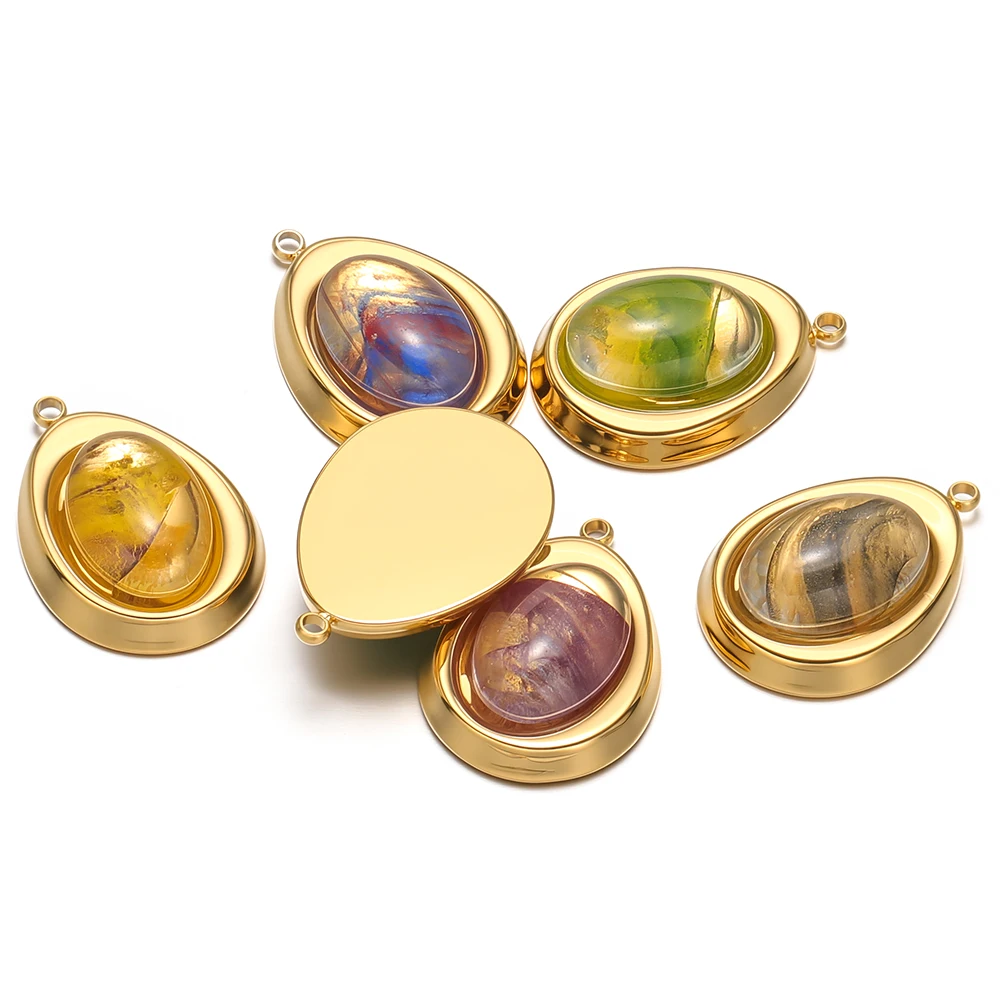 4 шт., разноцветные стеклянные подвески из нержавеющей стали для DIY ювелирных изделий, браслетов, ожерелья, подвески, аксессуары, изготовление сережек
4 шт., разноцветные стеклянные подвески из нержавеющей стали для DIY ювелирных изделий, браслетов, ожерелья, подвески, аксессуары, изготовление сережек