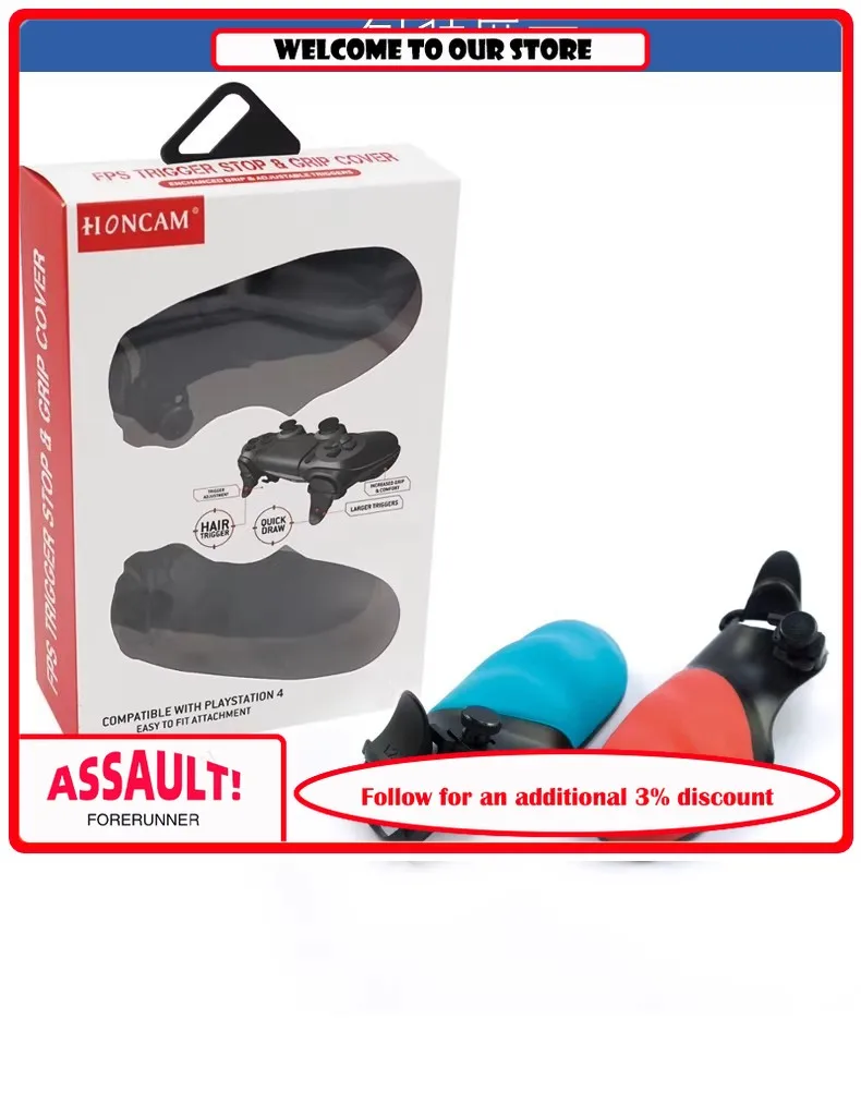 HONCAM is suitable for PS4 handle protective cover, anti slip and sweat proof back shell
HONCAM is suitable for PS4 handle protective cover, anti slip and sweat proof back shell