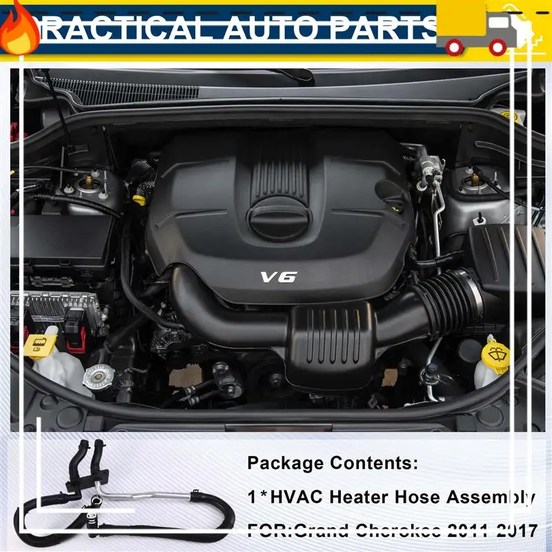 HVAC Heater Hose Assembly 55038032AK 55038032AE 55038032AI For Jeep Grand Cherokee Chrysler 2011 - 2017
HVAC Heater Hose Assembly 55038032AK 55038032AE 55038032AI For Jeep Grand Cherokee Chrysler 2011 - 2017