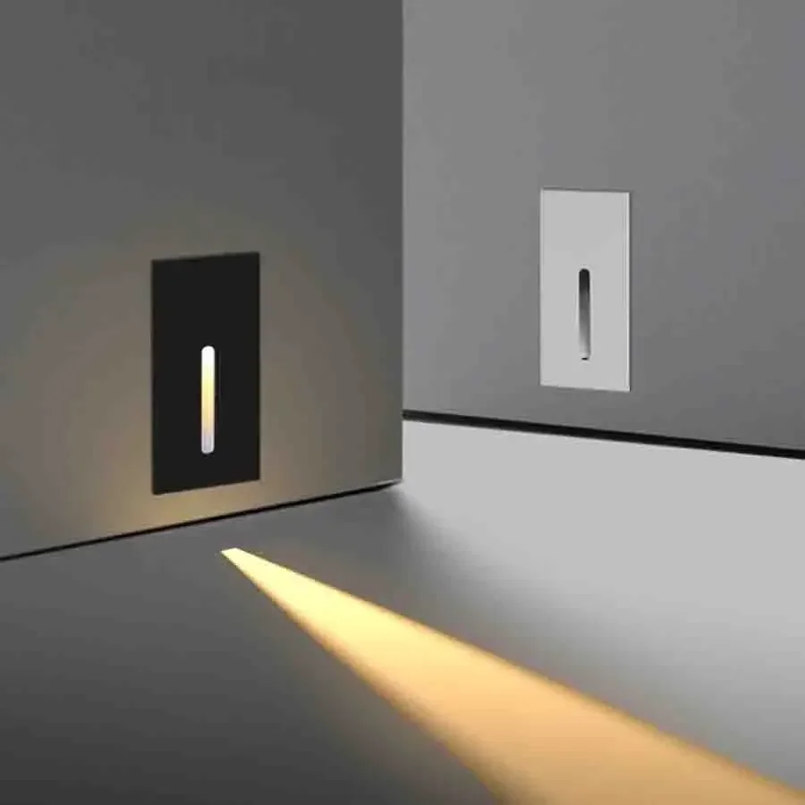 3W Aluminum Recessed Led Wall Lamp Indoor LED Stair Step Light AC85-265V Corridor Aisle Step Stairway Wall Sconce
3W Aluminum Recessed Led Wall Lamp Indoor LED Stair Step Light AC85-265V Corridor Aisle Step Stairway Wall Sconce