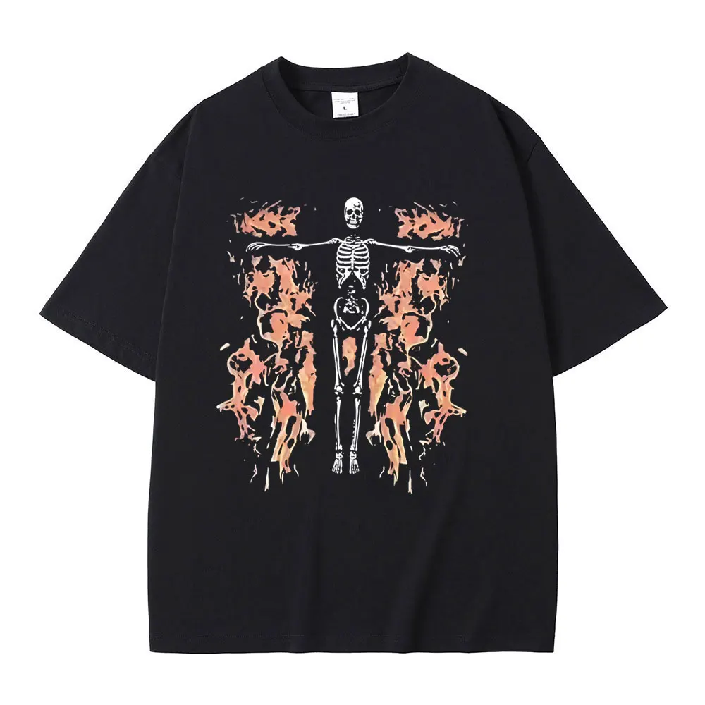 Skeleton Graphic T-shirt Men Women Clothing Fashion Hip Hop Gothic Short Sleeve Tees Men's Casual Oversized T Shirt Streetwear
Skeleton Graphic T-shirt Men Women Clothing Fashion Hip Hop Gothic Short Sleeve Tees Men's Casual Oversized T Shirt Streetwear