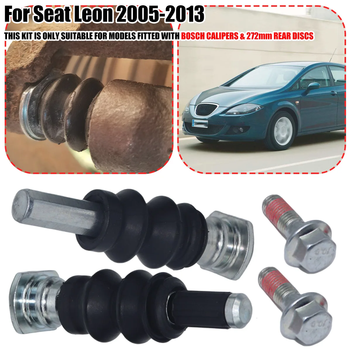 Rear Brake Caliper Slider Guide Pins Bolt Kit For Seat Leon 2005 - 2013 Left Right Disc Housing Bellows Sleeve Bushing Boot Seal
Rear Brake Caliper Slider Guide Pins Bolt Kit For Seat Leon 2005 - 2013 Left Right Disc Housing Bellows Sleeve Bushing Boot Seal