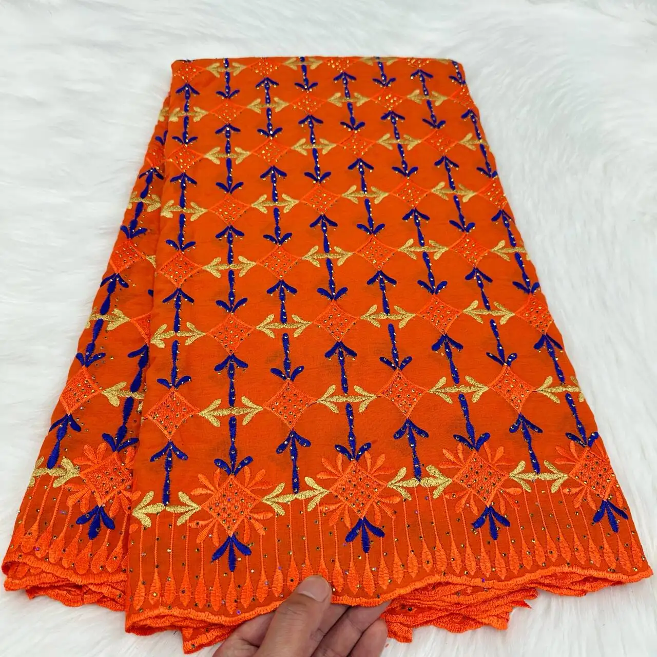 Swiss Voile Lace High Quality Cotton Voile Embroidery African Lace Fabric for Women Dress, 5 Yards, 2024
Swiss Voile Lace High Quality Cotton Voile Embroidery African Lace Fabric for Women Dress, 5 Yards, 2024