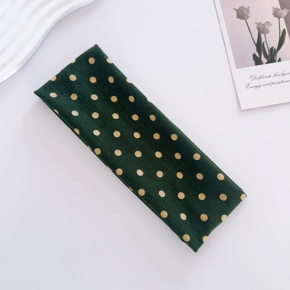 Durable Polka Dot Yoga Headband Elastic Hair Accessories Makeup Headband Sweat-absorbent Sport Hairband
Durable Polka Dot Yoga Headband Elastic Hair Accessories Makeup Headband Sweat-absorbent Sport Hairband