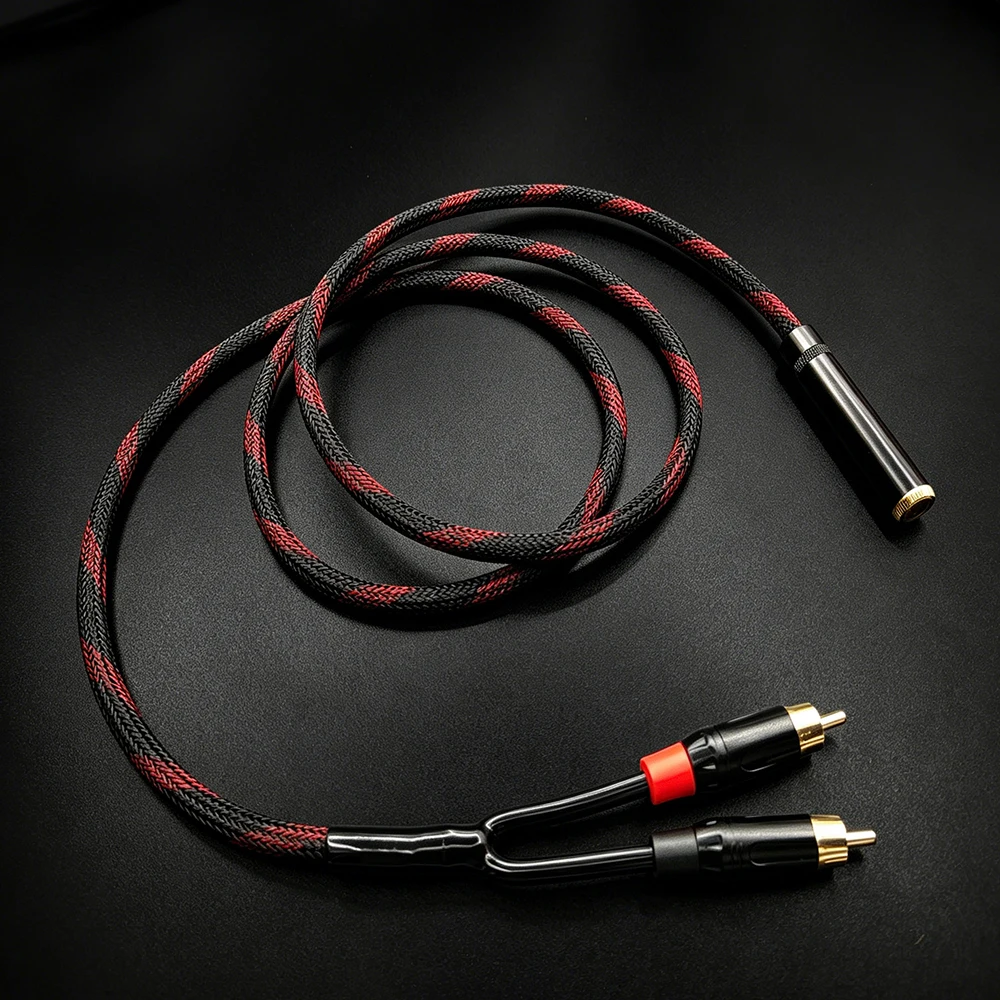 Aouyade High quality 4N oxygen free copper HiFi audio cable 6.5 TRS to 2RCA female active monitoring speaker cable adapter
Aouyade High quality 4N oxygen free copper HiFi audio cable 6.5 TRS to 2RCA female active monitoring speaker cable adapter