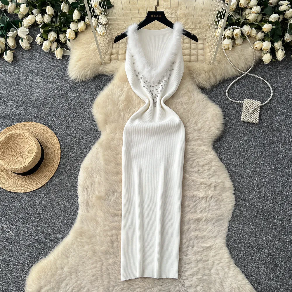 Women Dresses Long Dress Sheath Vestidos Y2k Streetwear V Neck Sleeveless Slim Fit Hip Wrap Elegant Sexy Party Night Work 2026
Women Dresses Long Dress Sheath Vestidos Y2k Streetwear V Neck Sleeveless Slim Fit Hip Wrap Elegant Sexy Party Night Work 2026