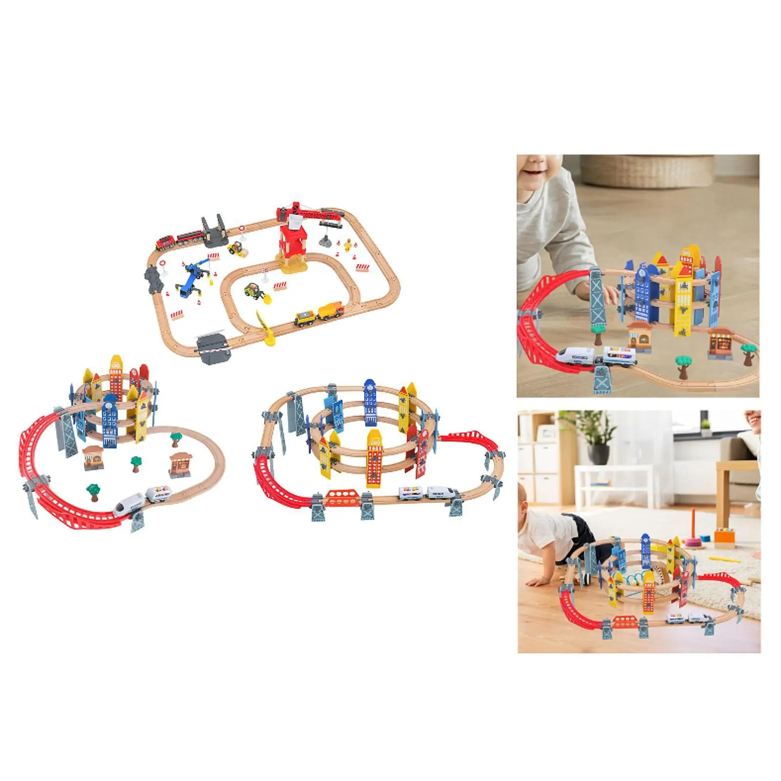 Wooden Train Tracks Set Travel Toy Educational Toy Electric Train Set for Boys Girls Ages 3+ Years Preschool Kindergarten Gifts
Wooden Train Tracks Set Travel Toy Educational Toy Electric Train Set for Boys Girls Ages 3+ Years Preschool Kindergarten Gifts