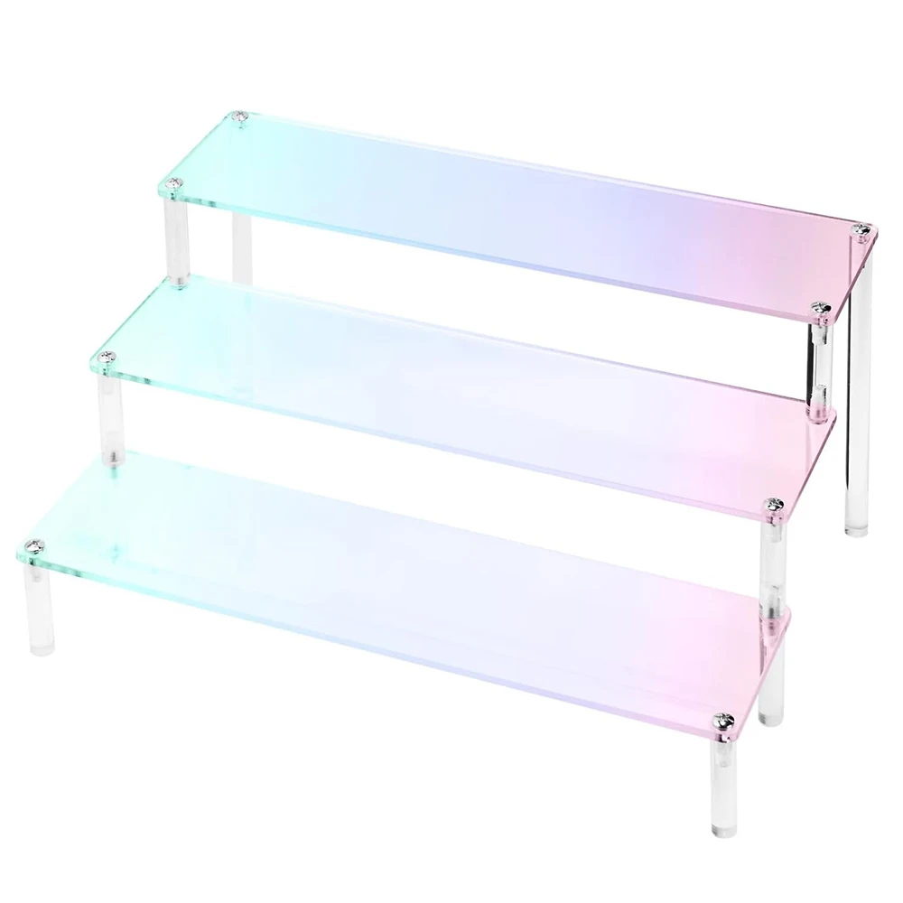 Iridescent Acrylic Display Stand Riser Figure Stands Cupcake Perfume Doll Organizer Cosmetics Storage Shelf Acrylic Showcases
Iridescent Acrylic Display Stand Riser Figure Stands Cupcake Perfume Doll Organizer Cosmetics Storage Shelf Acrylic Showcases