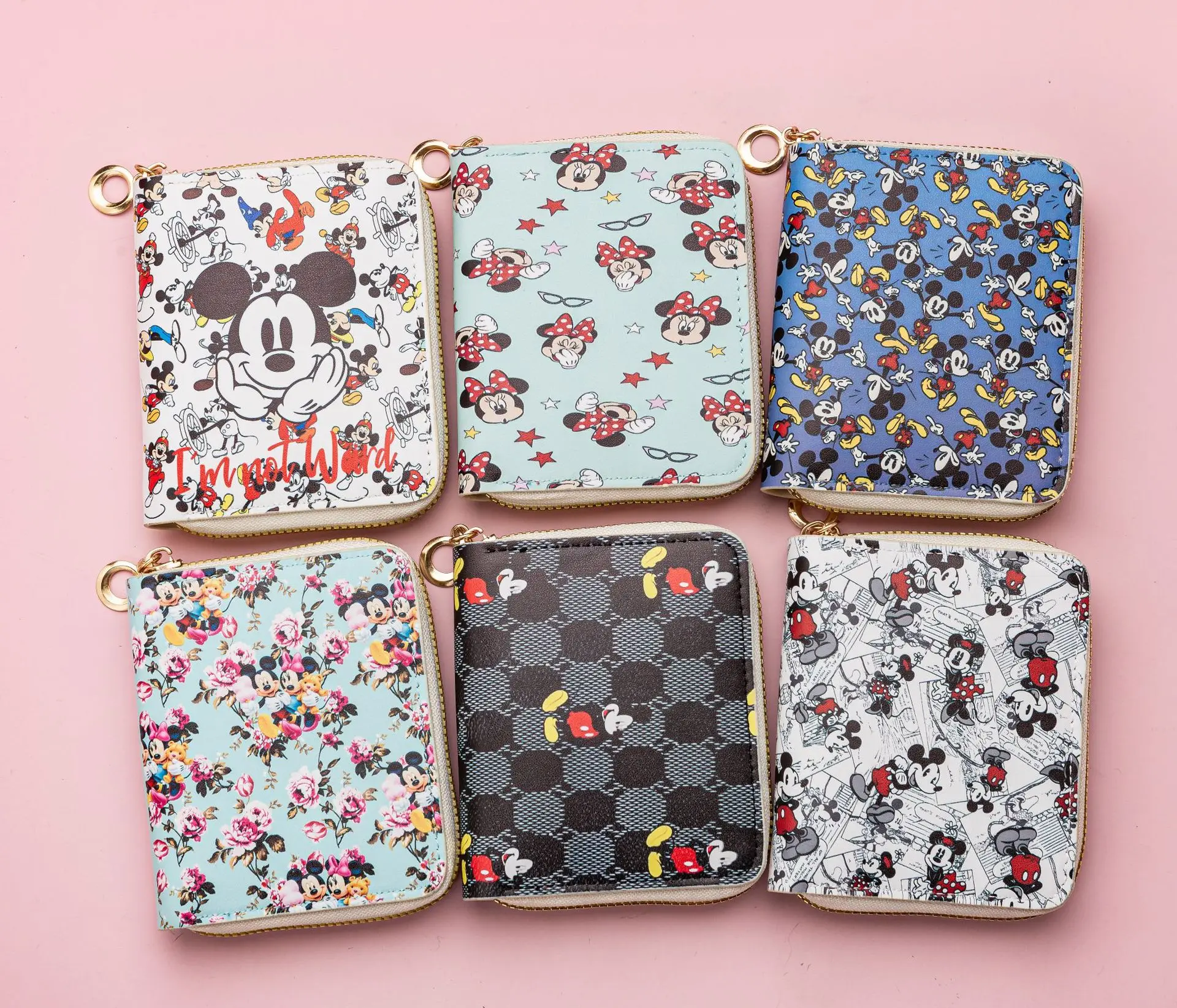 Fashion Mickey Coin Purse Women Short Wallet PU Leather Large Capacity Wallet Lightweight ID Card Holder Travel Cash Coin Bag
Fashion Mickey Coin Purse Women Short Wallet PU Leather Large Capacity Wallet Lightweight ID Card Holder Travel Cash Coin Bag
