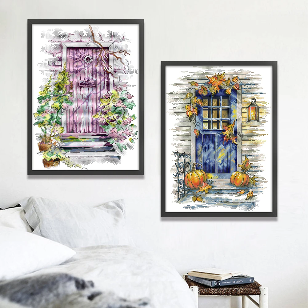 4pcs Seasons Printed Cross Stitch Kit 27x36cm DIY 14CT Thread Art Needlework
4pcs Seasons Printed Cross Stitch Kit 27x36cm DIY 14CT Thread Art Needlework