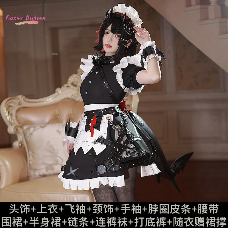 【Coser】Game Zenless Zone Zero Ellen Joe Cosplay Costume Uniform Halloween Carnival Party Christmas Play Role Clothes Clothing
【Coser】Game Zenless Zone Zero Ellen Joe Cosplay Costume Uniform Halloween Carnival Party Christmas Play Role Clothes Clothing