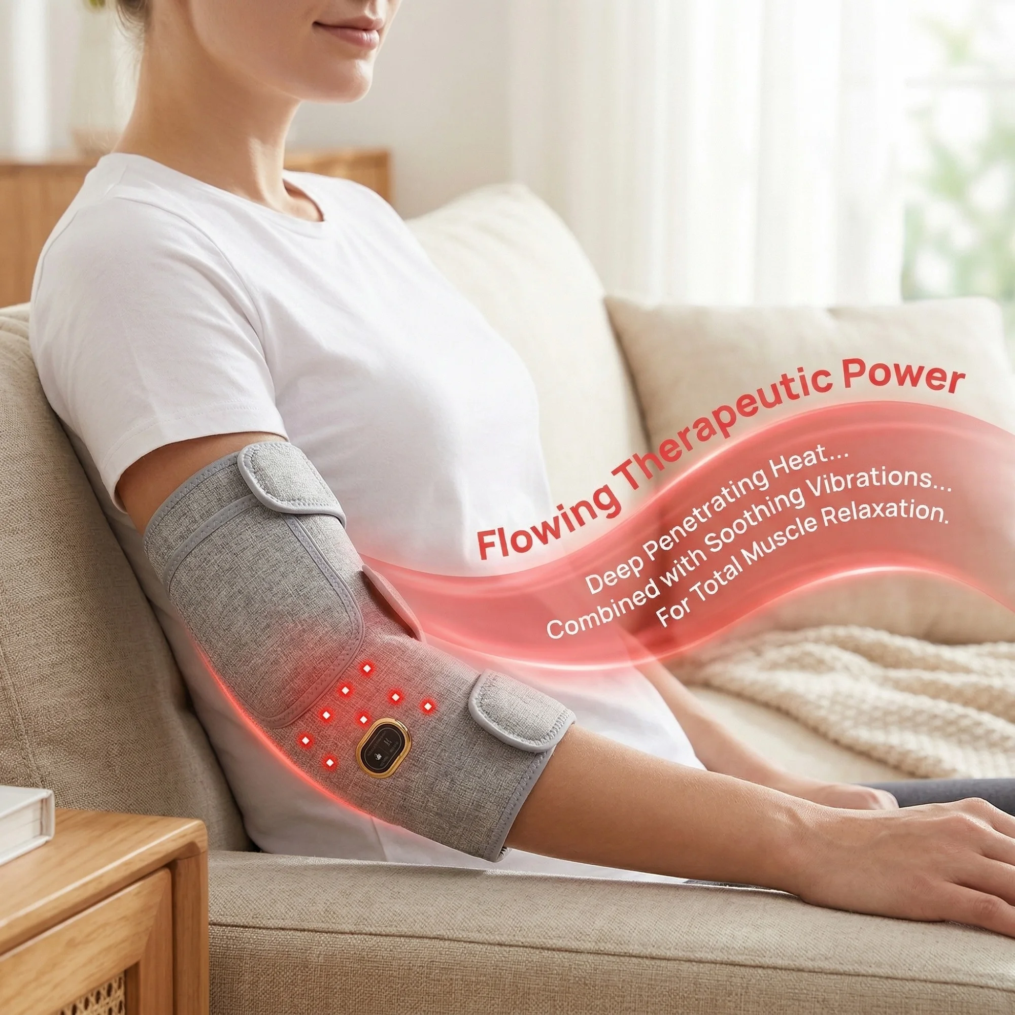 Red Light Heated Elbow Massager Brace-3 Gear Timer Vibration Relieves Joint Pain Stiffness Tennis Elbow for Fitness Fans Seniors
Red Light Heated Elbow Massager Brace-3 Gear Timer Vibration Relieves Joint Pain Stiffness Tennis Elbow for Fitness Fans Seniors