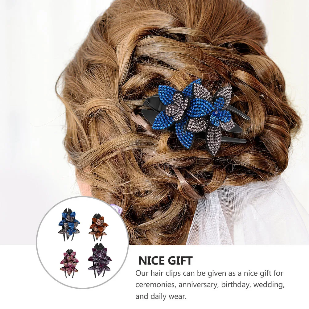 4 шт., заколки для волос со стразами и цветами, заколки, расческа, женские заколки, аксессуары для повседневной носки, вечерние, свадебные подарки, инструмент для укладки волос
4 шт., заколки для волос со стразами и цветами, заколки, расческа, женские заколки, аксессуары для повседневной носки, вечерние, свадебные подарки, инструмент для укладки волос
