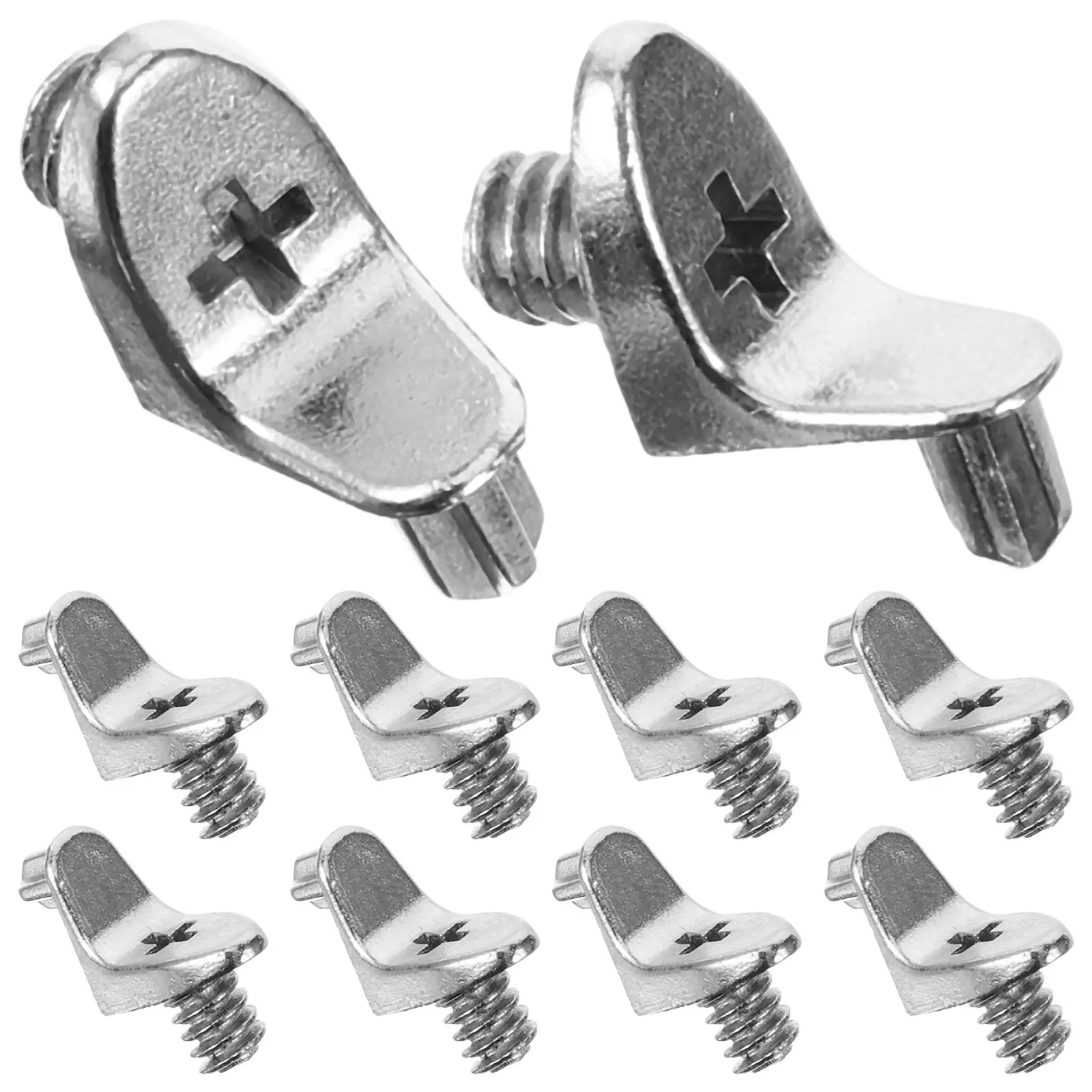 10pcs Alloy Shelf Supports Durable 90-degree Glass Design Stable Cabinet Pegs Metal Clips Wood Shelves Storage Easy Installation
10pcs Alloy Shelf Supports Durable 90-degree Glass Design Stable Cabinet Pegs Metal Clips Wood Shelves Storage Easy Installation