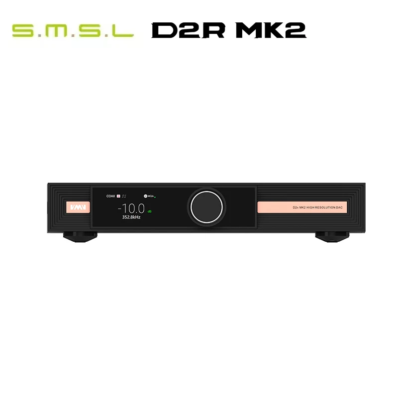 SMSL VMV D2R MK2 High Resolution Digital-to-Analog Converter DAC with USB Optical And Coaxial Input ROHM BD34302EKV MQA CK-04 Cl
SMSL VMV D2R MK2 High Resolution Digital-to-Analog Converter DAC with USB Optical And Coaxial Input ROHM BD34302EKV MQA CK-04 Cl