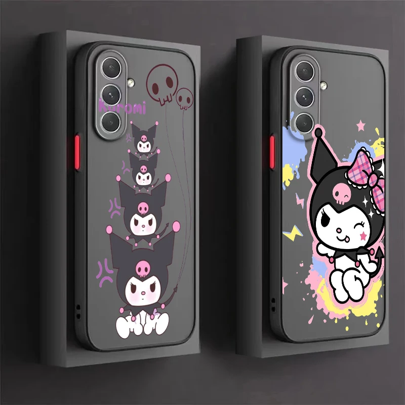 Sanrio Cartoon Cute Kuromi Frosted Translucent For Samsung Galaxy S24 S23 S22 S21 S20 FE S10 S9 S8 Plus Ultra Pro 5G Back
Sanrio Cartoon Cute Kuromi Frosted Translucent For Samsung Galaxy S24 S23 S22 S21 S20 FE S10 S9 S8 Plus Ultra Pro 5G Back