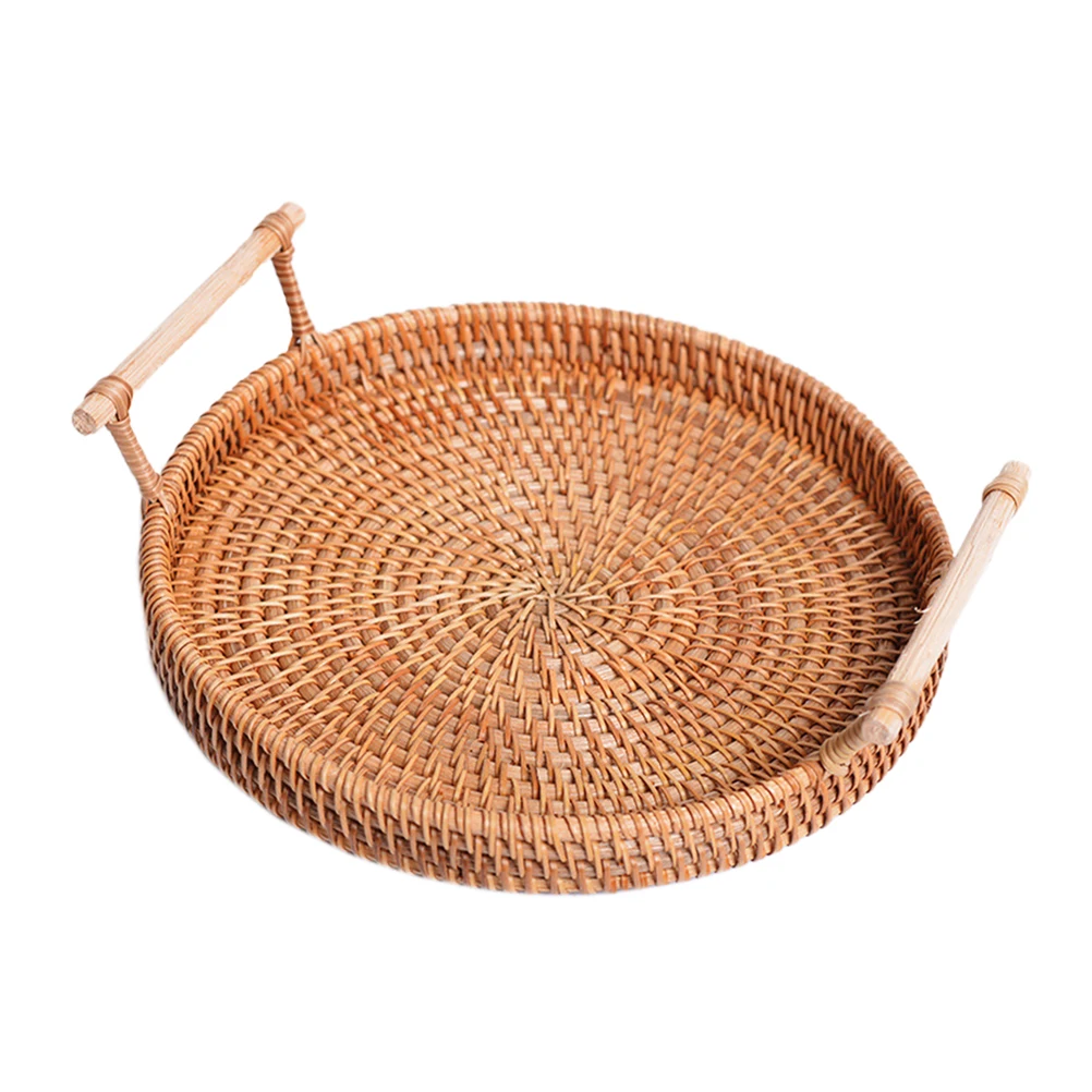Rattan Woven Storage Tray Fruit Basket Snack Plate Round Handmade Picnic Home Hotel Bamboo Kitchen Bar Utensil Set
Rattan Woven Storage Tray Fruit Basket Snack Plate Round Handmade Picnic Home Hotel Bamboo Kitchen Bar Utensil Set