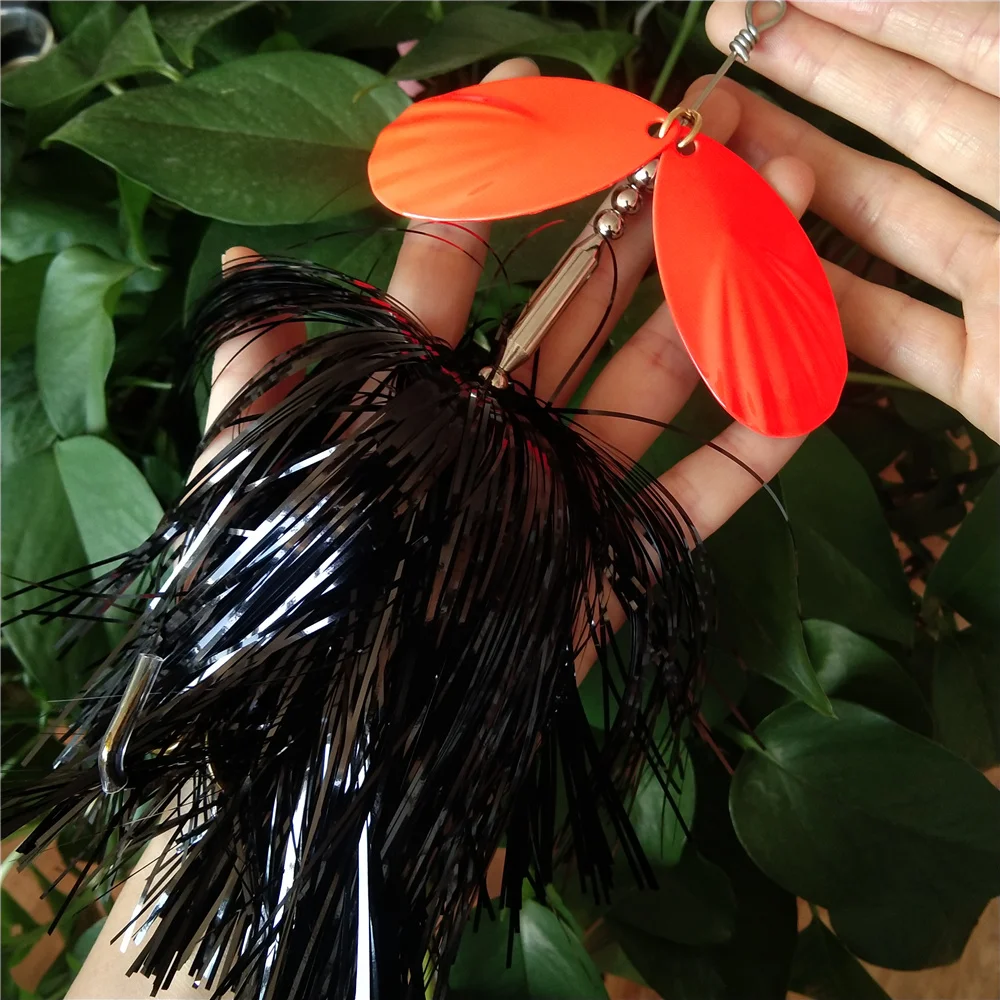 Swolfy 4pcs Spinner Bait 24cm 42g Bright silk Fishing sequin Musky Wobblers Bass Pike Jig Fishing Lures isca artificial baits
Swolfy 4pcs Spinner Bait 24cm 42g Bright silk Fishing sequin Musky Wobblers Bass Pike Jig Fishing Lures isca artificial baits