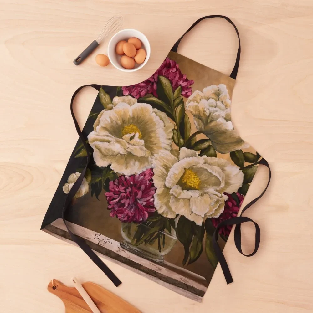 Summer Peony Bouquet Apron Sexy Home Cleaning with personal logo Things For The Kitchen Apron
Summer Peony Bouquet Apron Sexy Home Cleaning with personal logo Things For The Kitchen Apron
