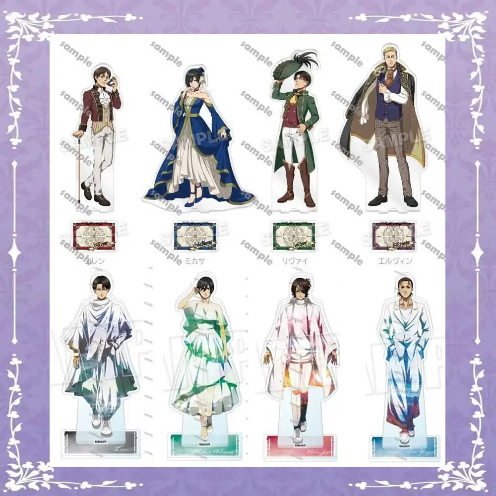 41styles Attack on Titan ACG Stand Masquerade Ball Hange Statue Baseball Mikasa Standing Plate Coffee Shop Waiter Erwin Toy Eren
41styles Attack on Titan ACG Stand Masquerade Ball Hange Statue Baseball Mikasa Standing Plate Coffee Shop Waiter Erwin Toy Eren